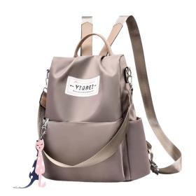 Sac à dos oxford Antivol étanche Pour Femme – Biege