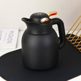 Pichet isotherme , avec bac à thé divisé et couvercle d’affichage de la température en acier inoxydable 304 1100 ml